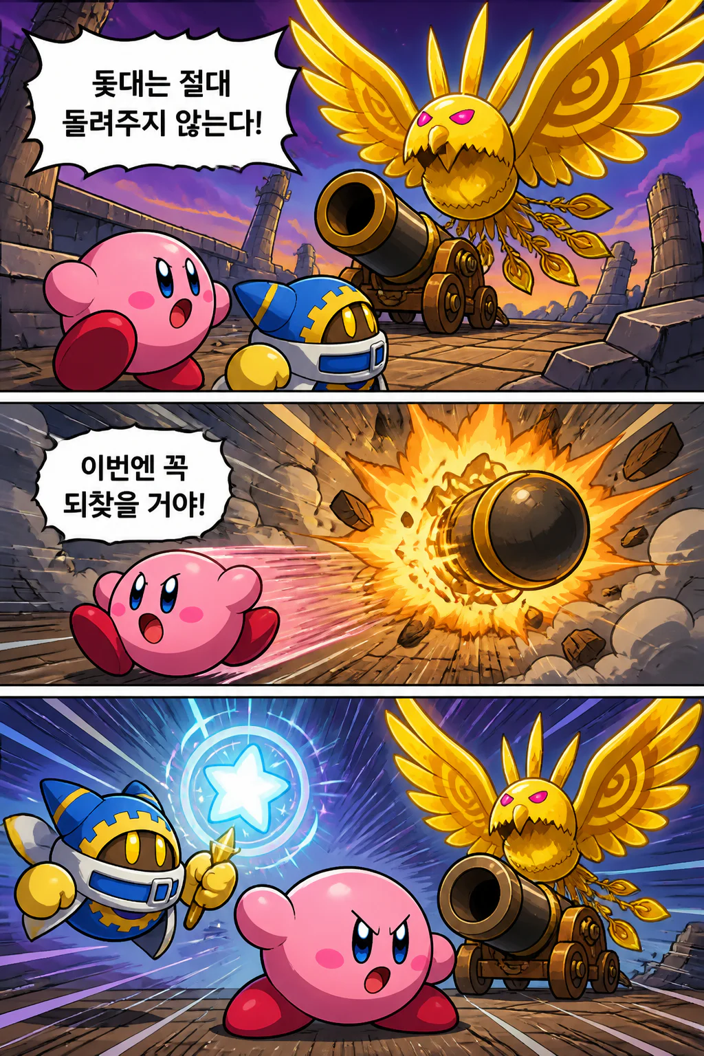 별의 커비 wii 6화