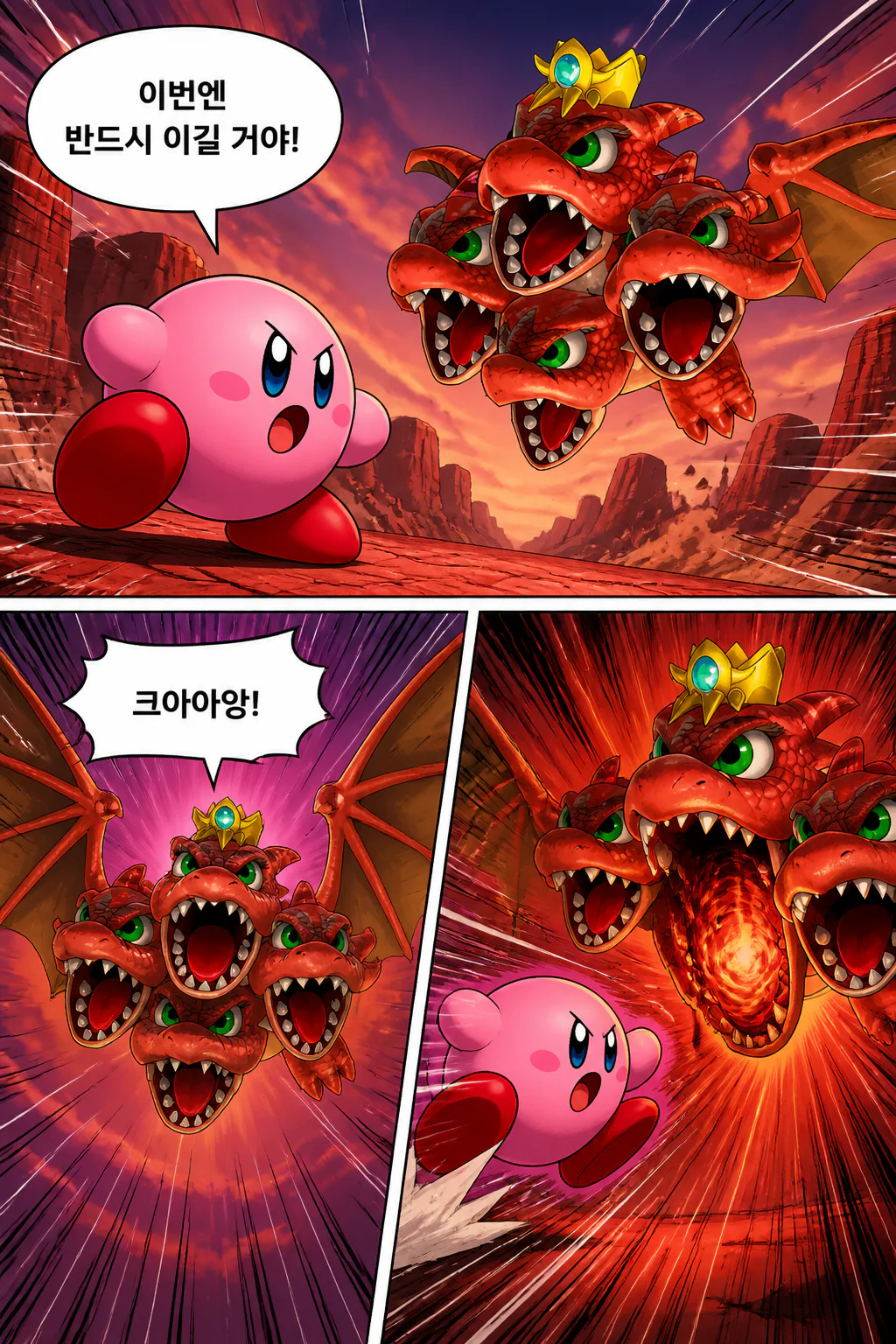 별의 커비 wii 9화
