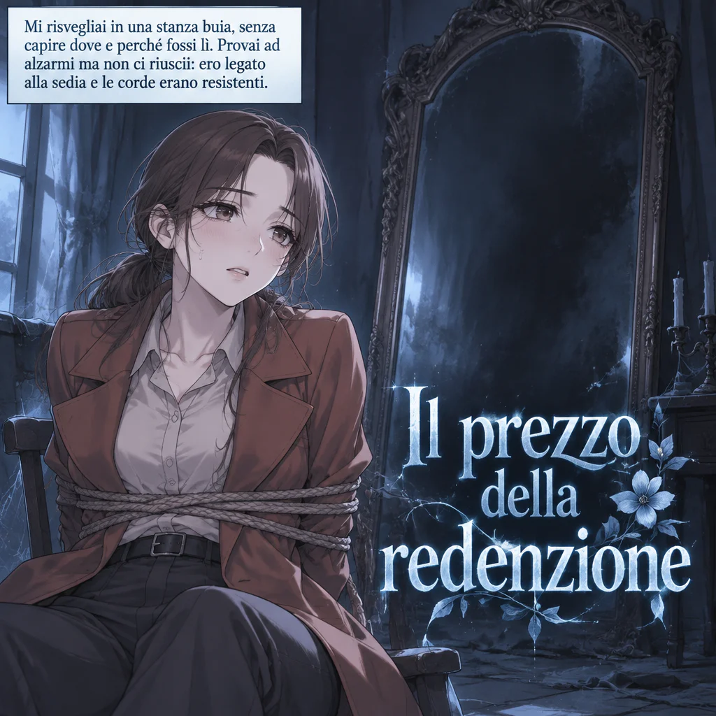 svegliai in una stanza buia, senza capir