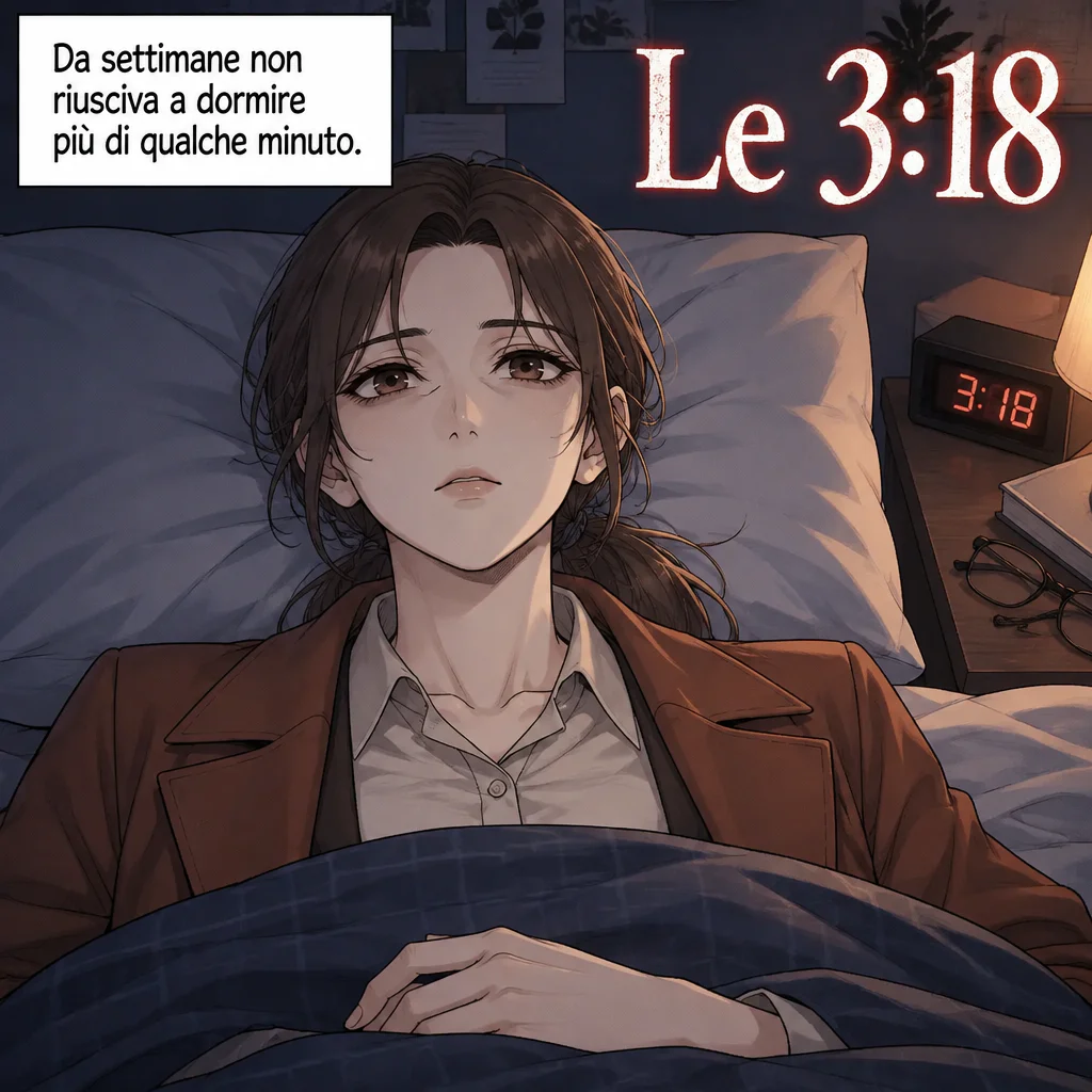 L'insonia la teneva sveglia ogni notte.