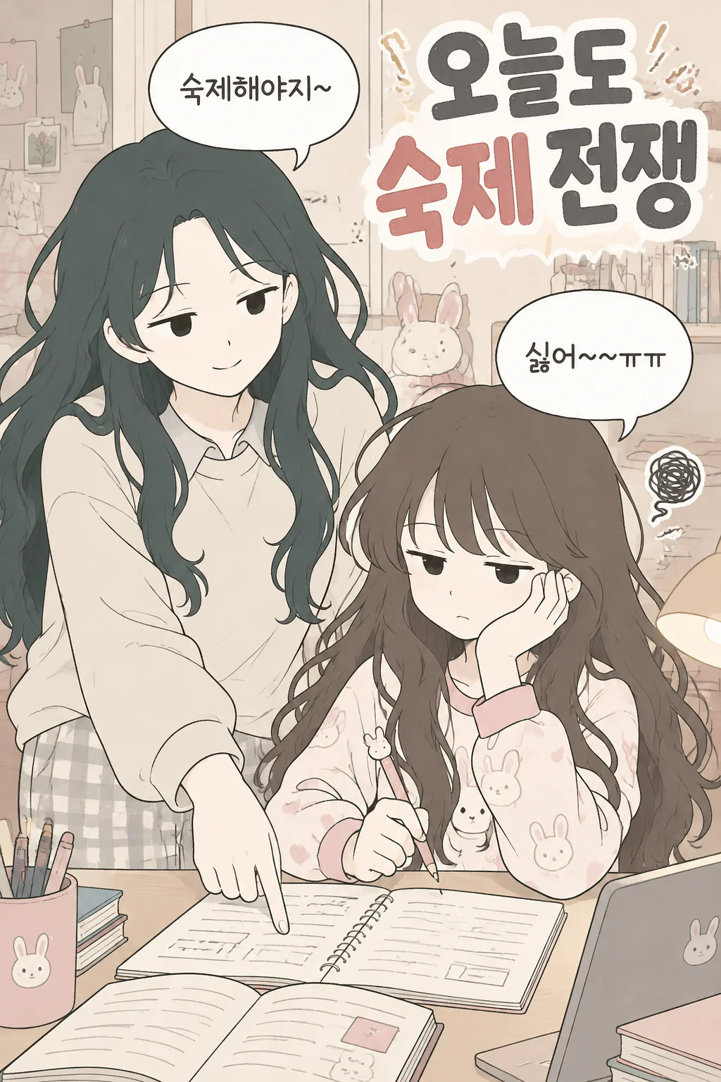 오늘도 숙제전쟁