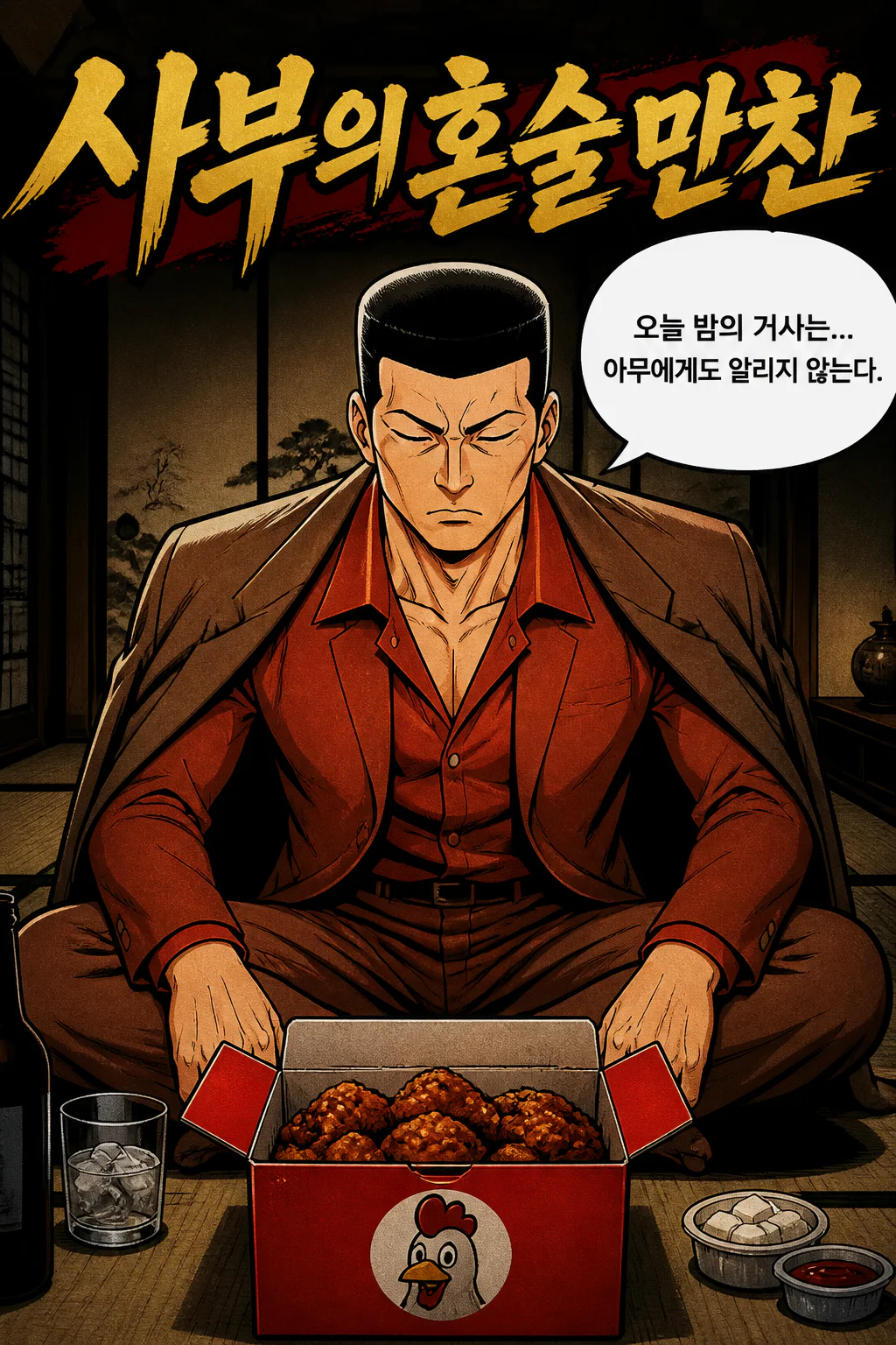 사부의 혼술만찬 양념치킨