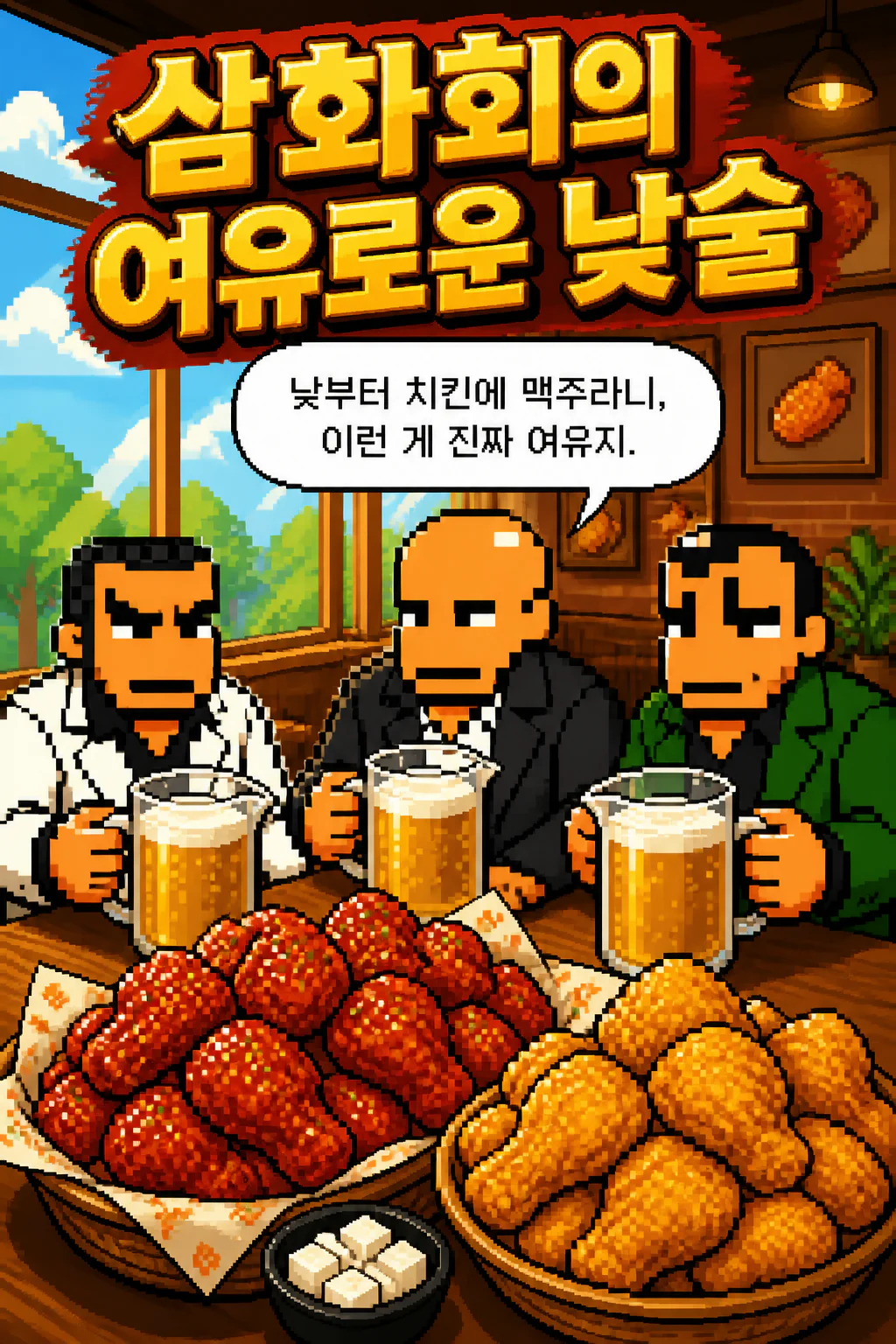 삼화회 간부들의 낮술의 여유 제2화