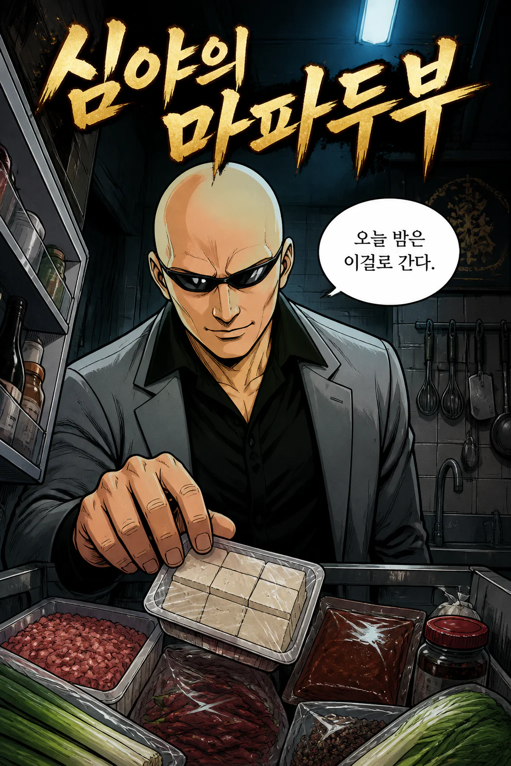 삼화회 단원의 혼자 즐기는 밤참 마파두부 덮밥
