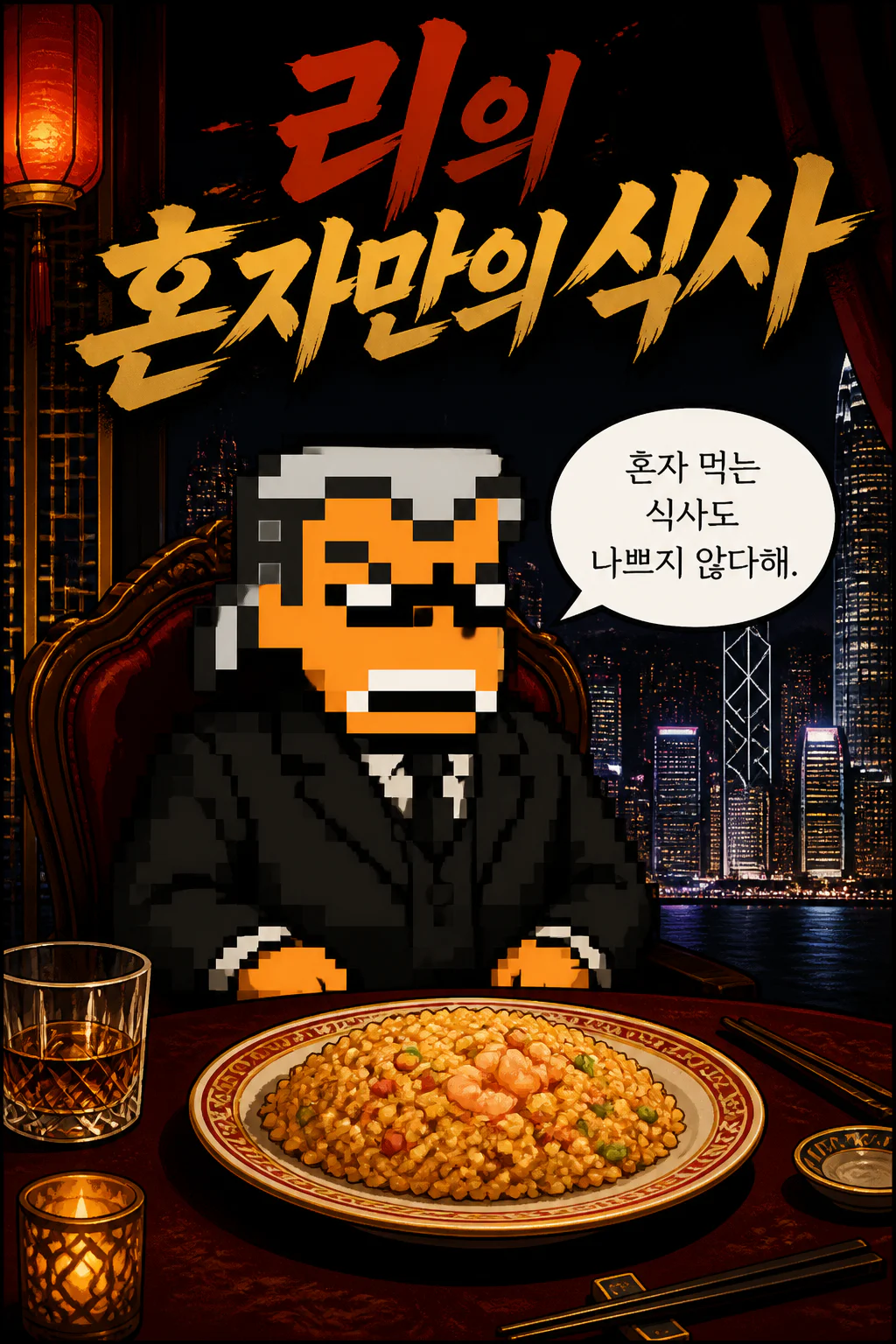 리의 혼자만의 식사 홍콩식 볶음밥
