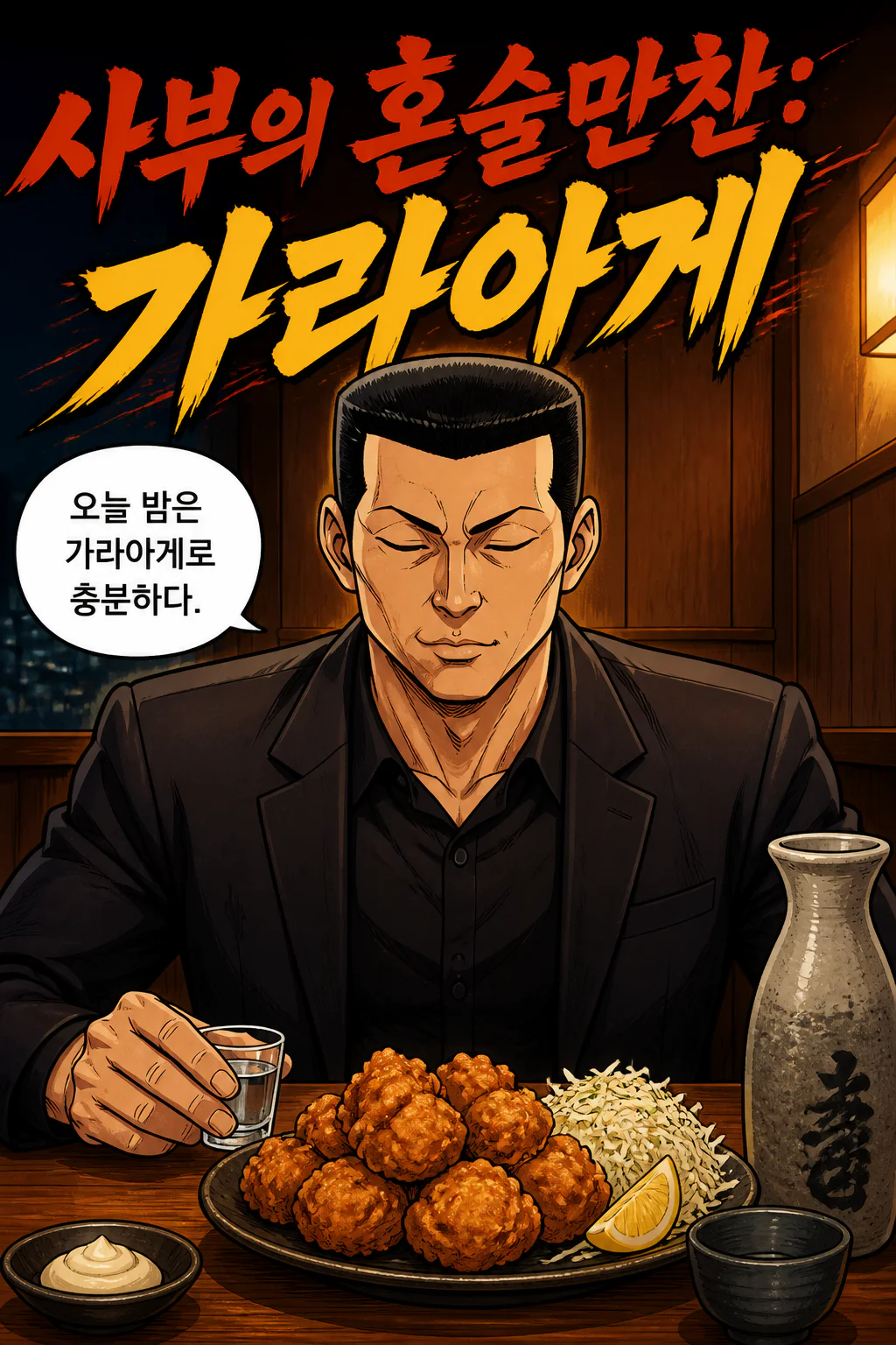 사부의 혼술만찬 가라아게