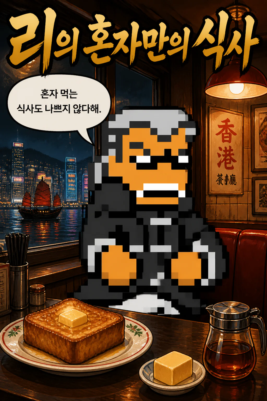 리의 혼자만의 식사 홍콩식 프렌치 토스트