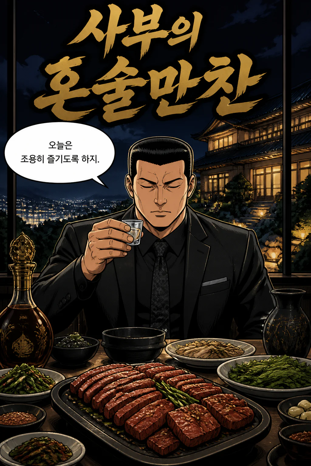 사부의 혼술만찬 오리고기 구이