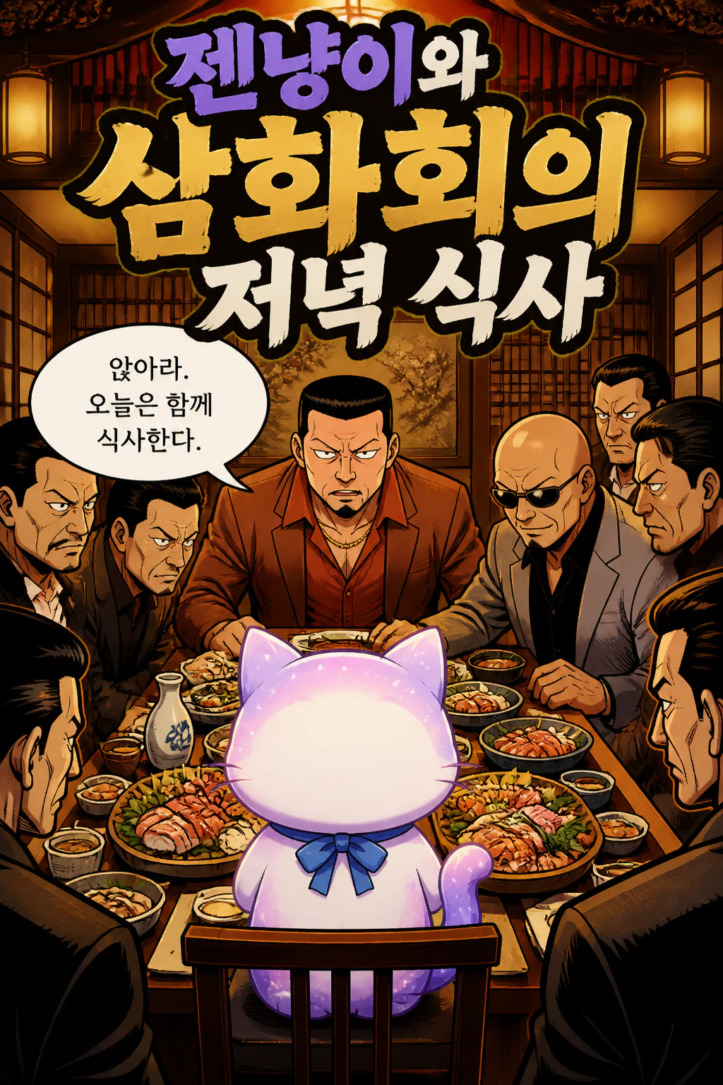 젠냥이 삼화회 식구들과 식사를 함께하다