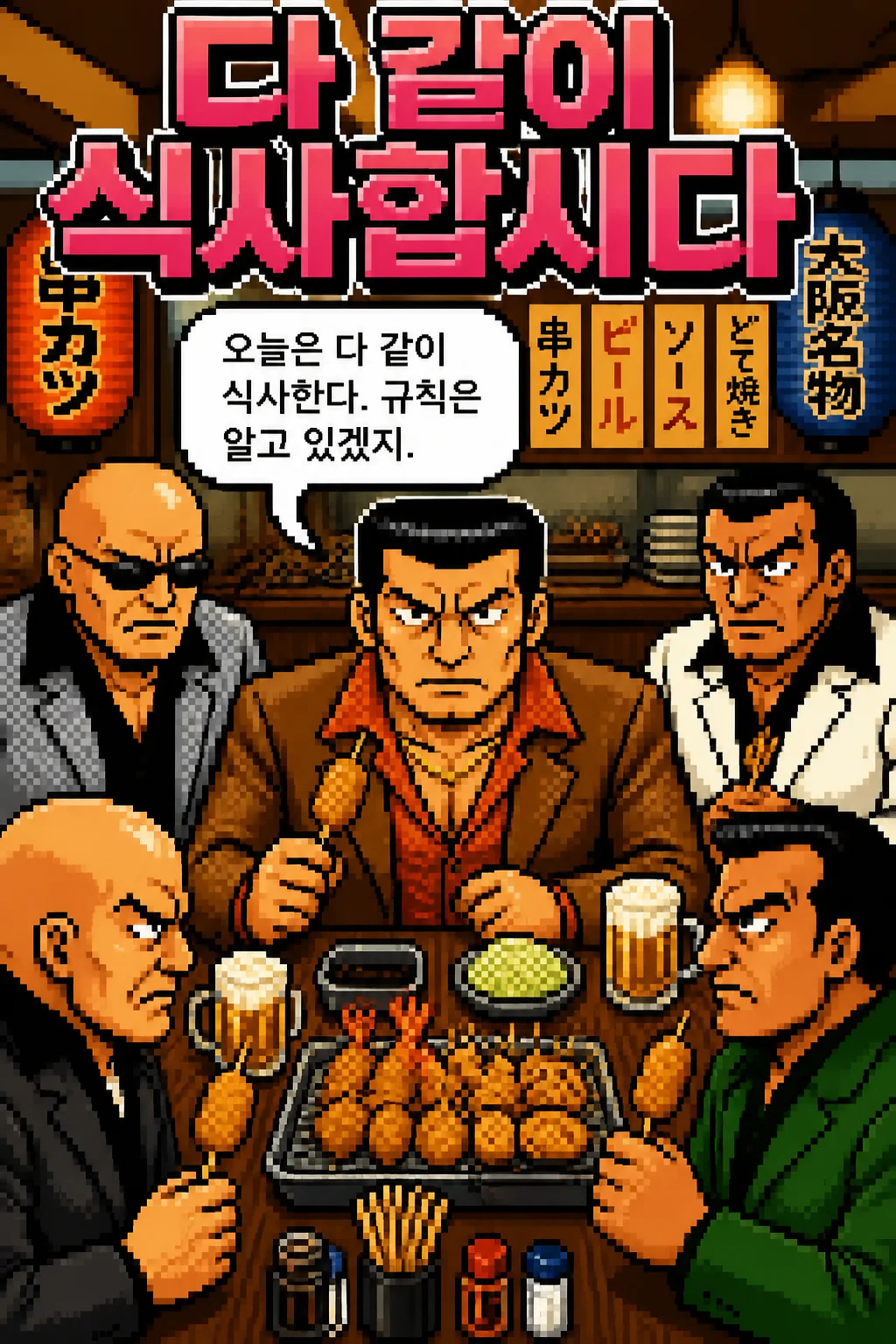 삼화회의 다같이 식사합시다 오사카 쿠시카츠