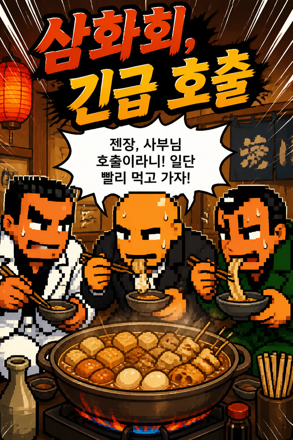 삼화회 식구들 리의 초청을 받다