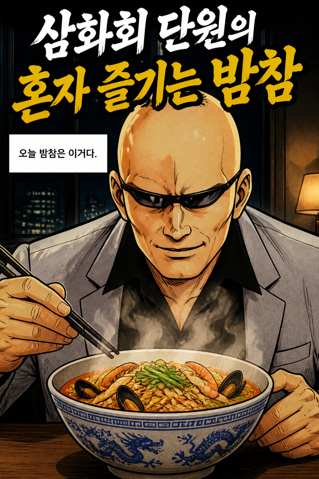 삼화회 단원의 혼자즐기는 밤참 나가사키 짬뽕