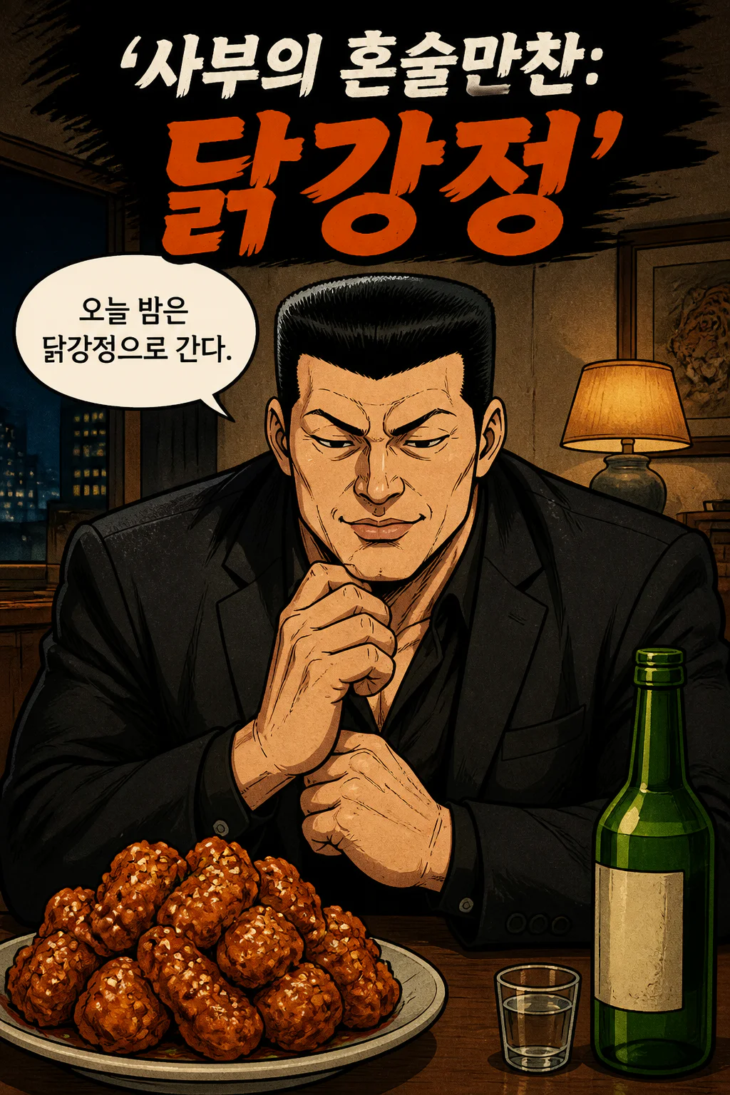 사부의 혼술만찬 닭강정