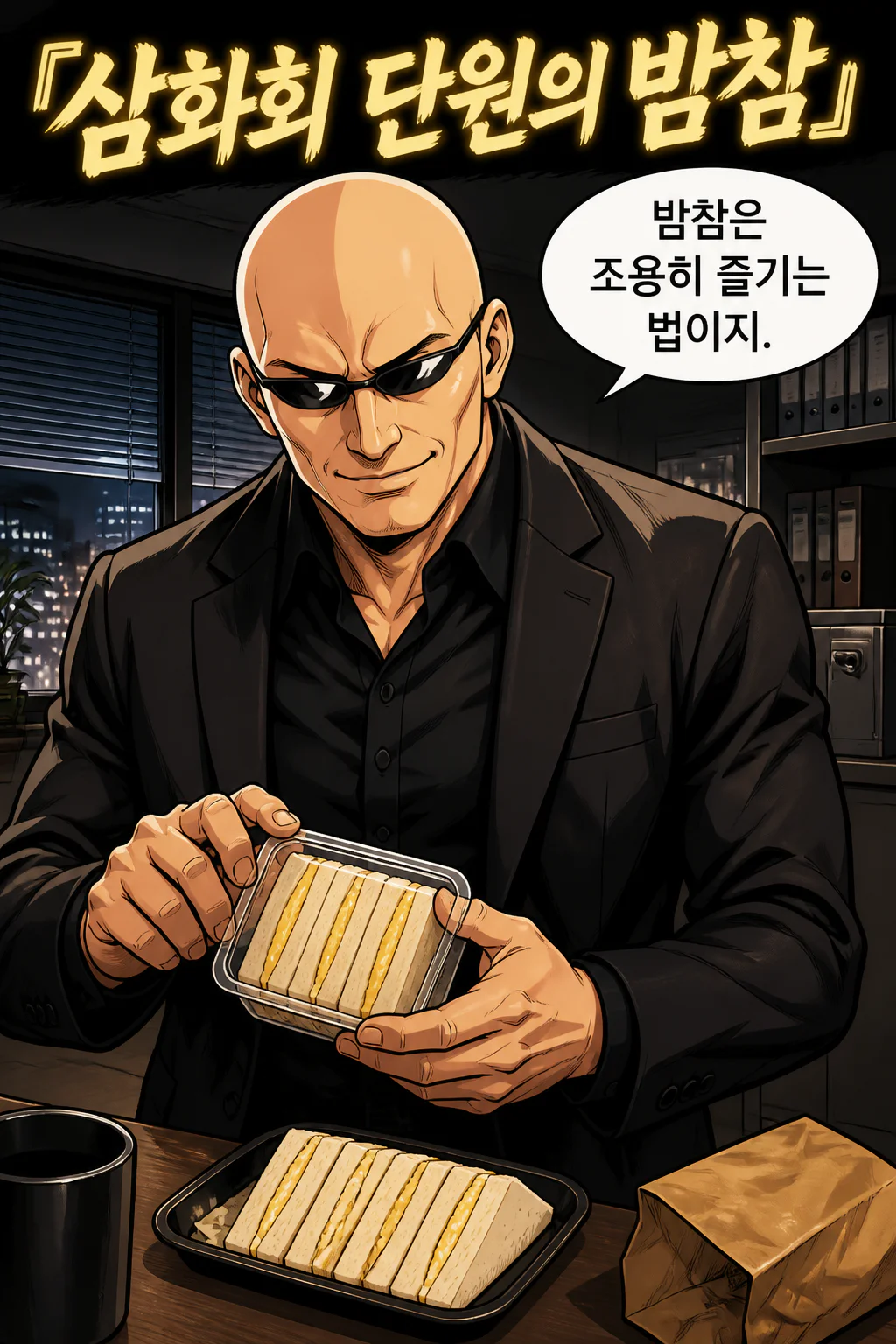 삼화회 단원의 혼자 즐기는 밤참 타마고산도