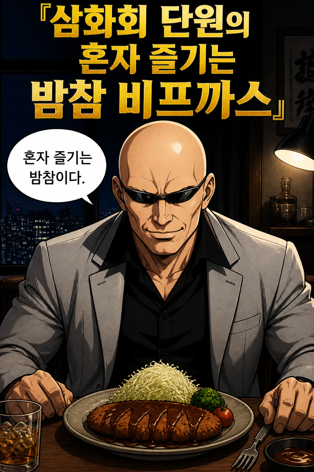 삼화회 단원의 혼자 즐기는 밤참 비프까스