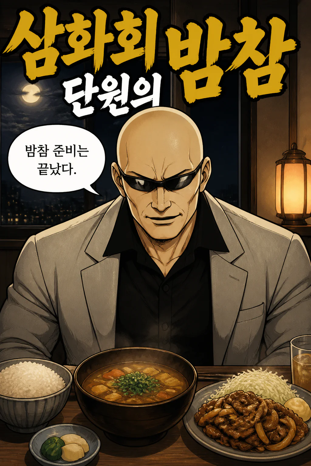 삼화회 단원의 혼자 즐기는 밤참 톤지루와 쇼가야키