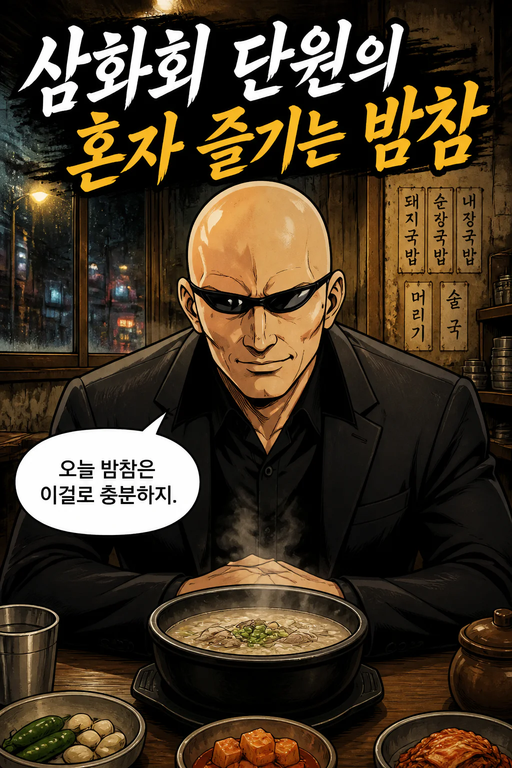 삼화회 단원의 혼자 즐기는 밤참 돼지국밥