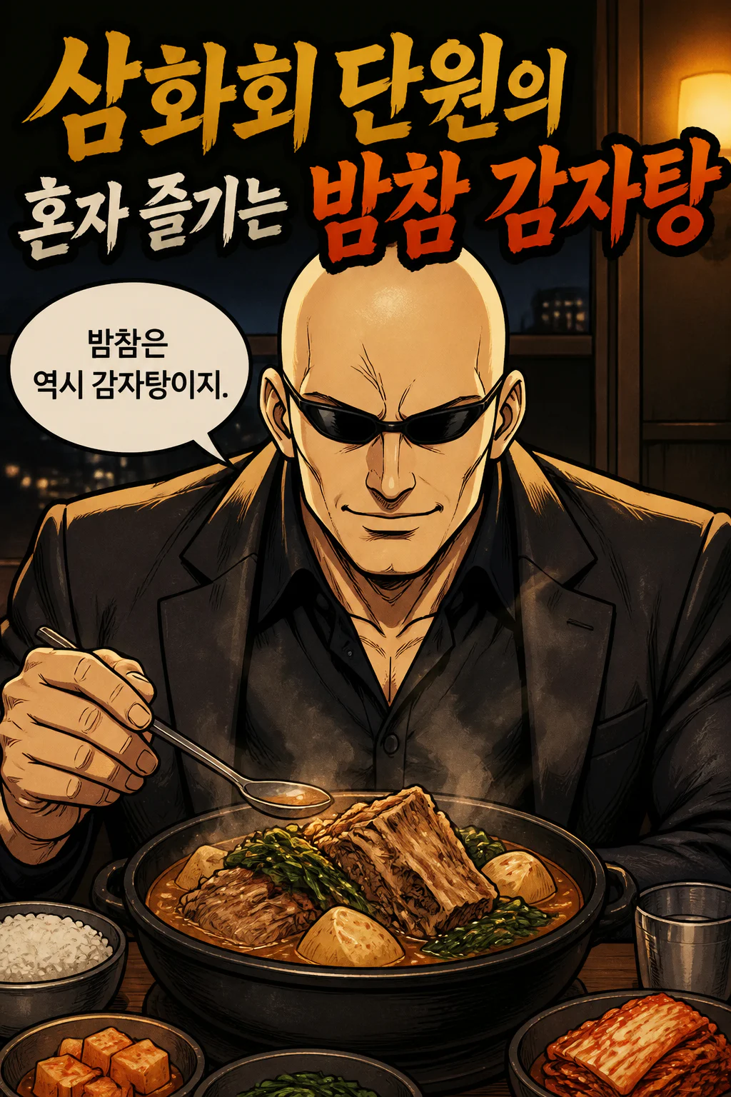 삼화회 단원의 혼자 즐기는 밤참 감자탕