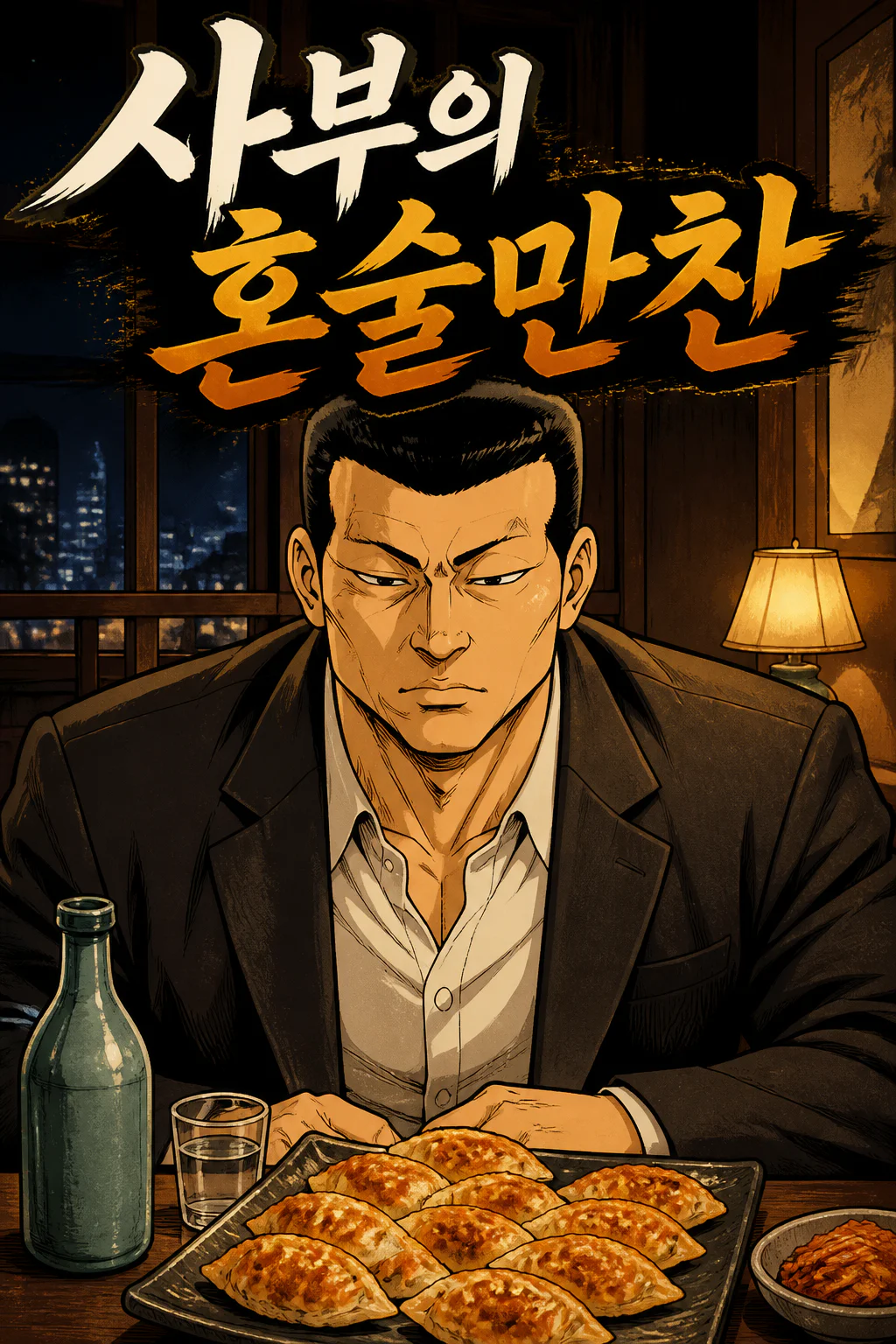 사부의 혼술만찬 구운 김치만두