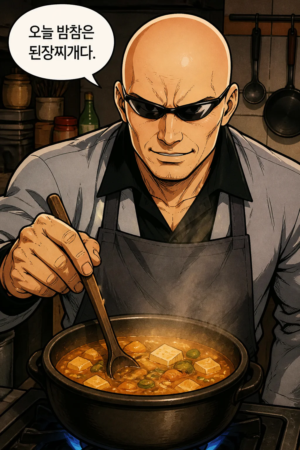 삼화회 단원의 혼자 즐기는 밤참 된장찌개