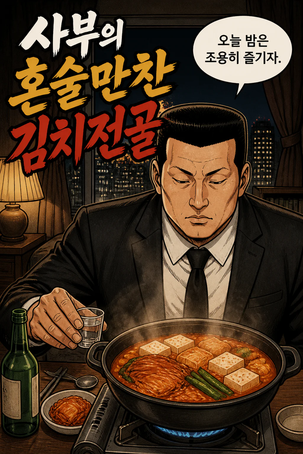 사부의 혼술만찬 김치전골