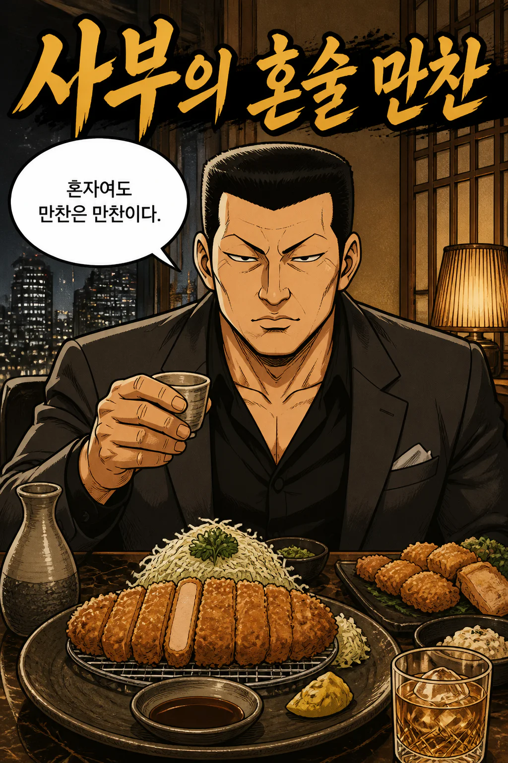 사부의 혼술만찬 히레까스와 로스까스
