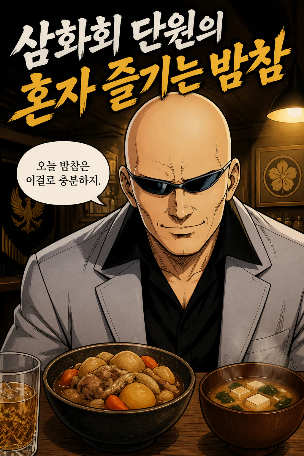 삼화회 단원의 혼자 즐기는 밤참 니쿠쟈가와 일본식 된장국
