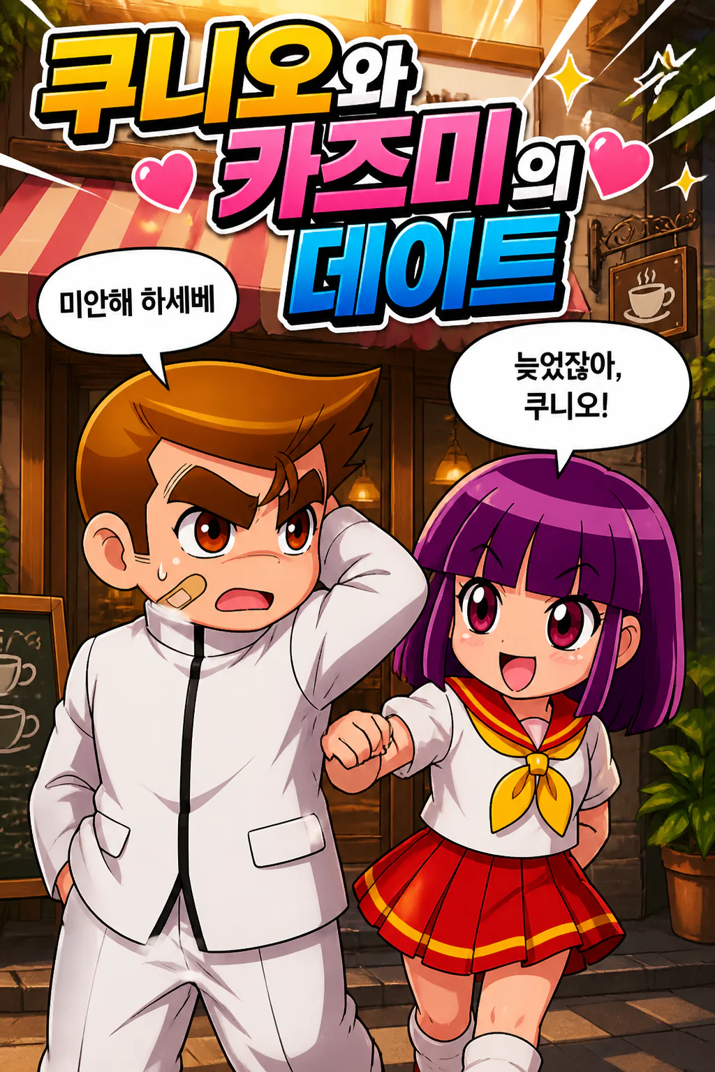 쿠니오와 하세베의 데이트