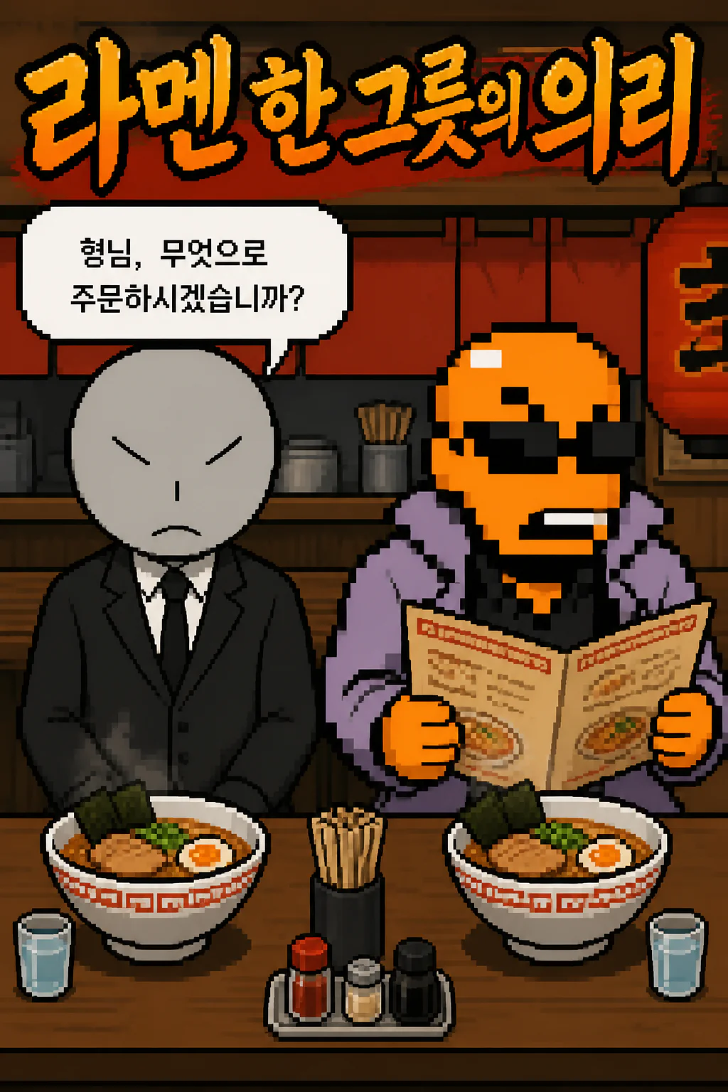 모리오 형님과 함께 라멘 한 그릇