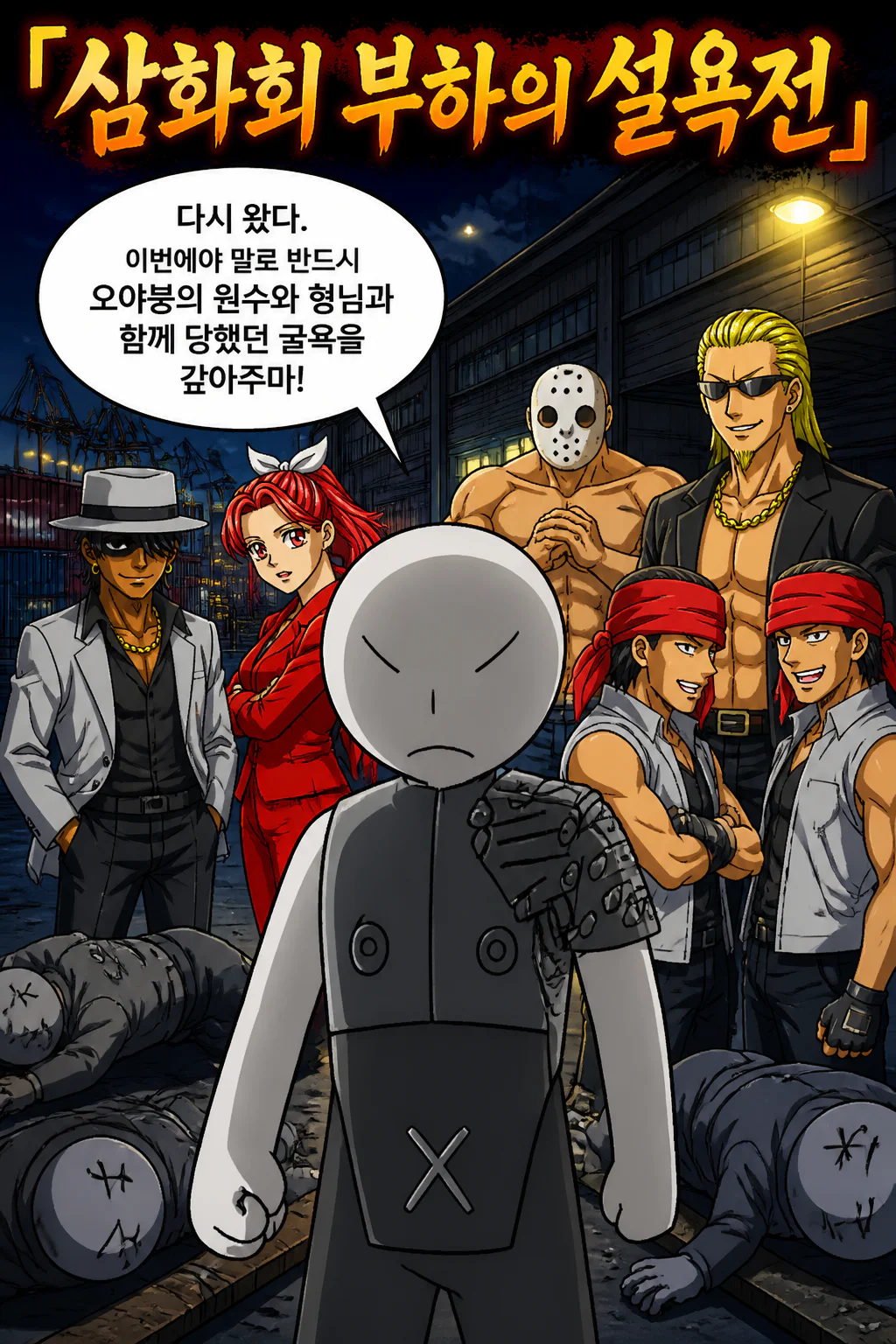 삼화회 부하 관동사자연합 멤버들을 상대로 설욕하다