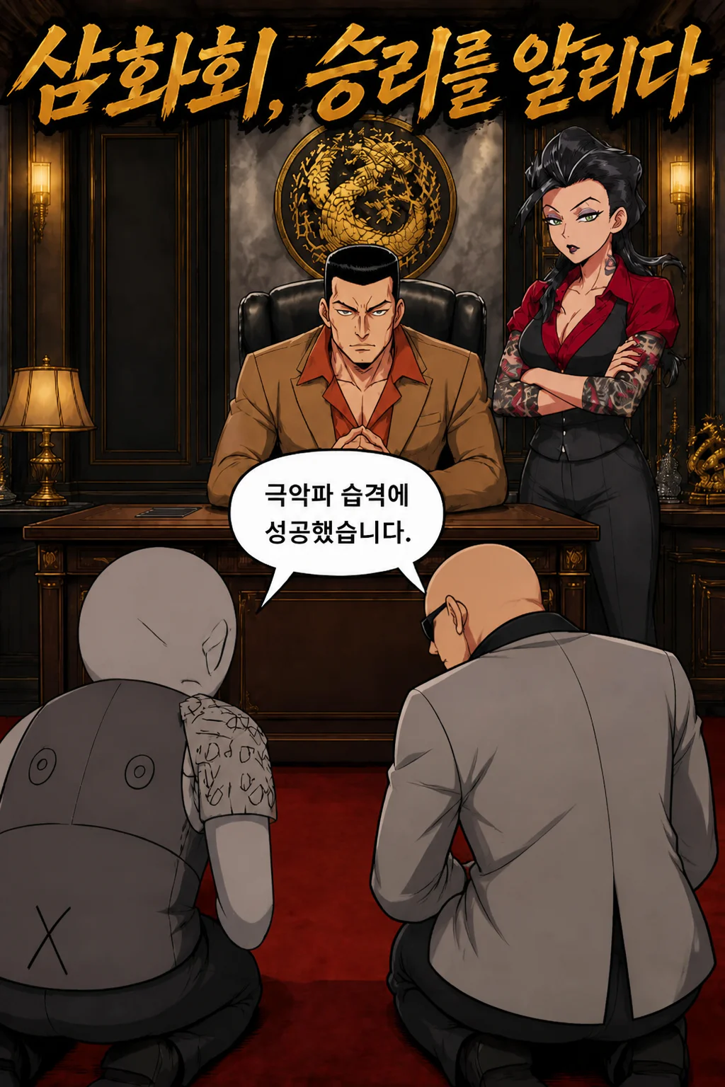 극악파 습격 성공 기념 파티