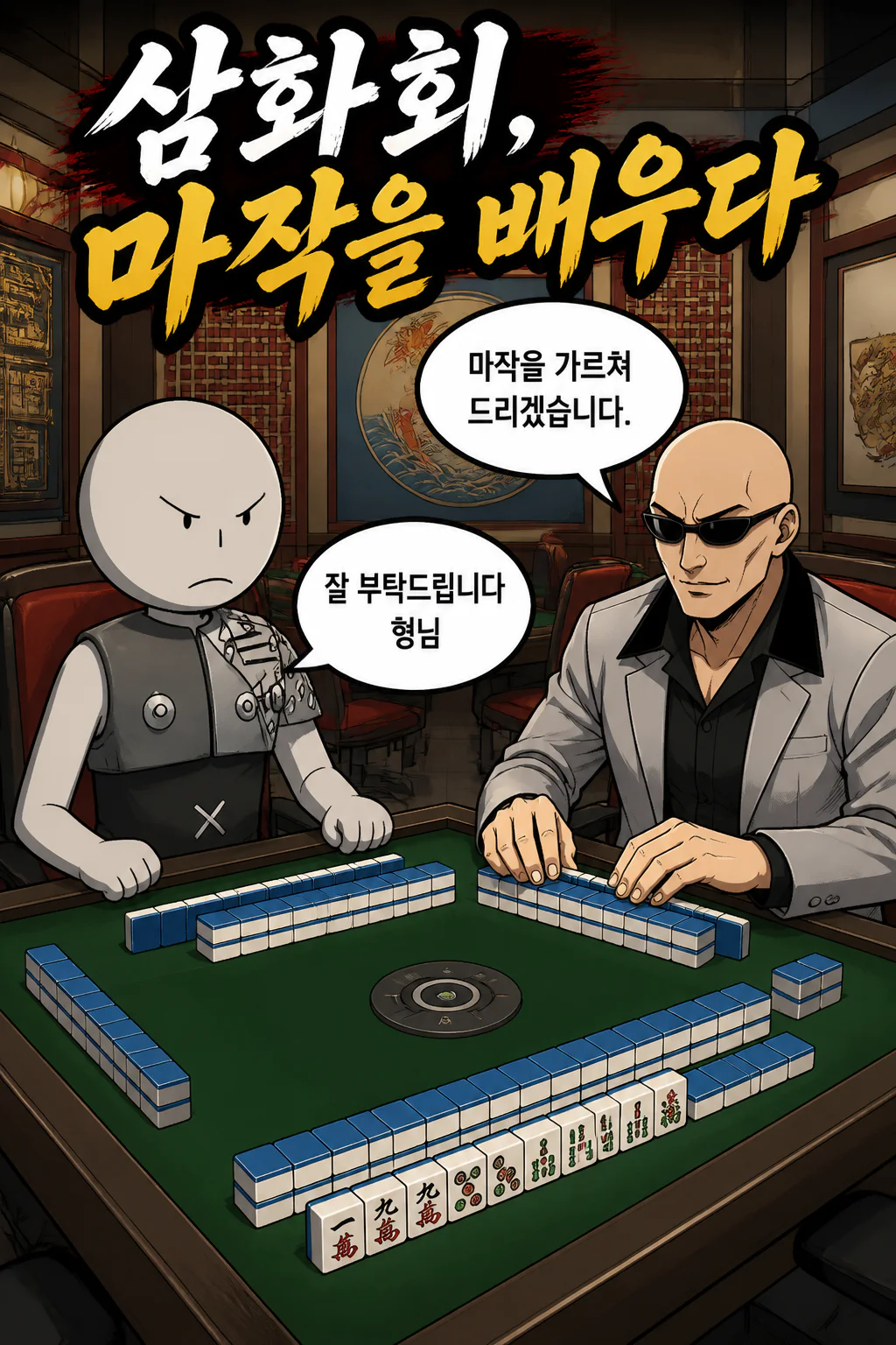 마작 수업 중 패싸움이 일어날 뻔하다