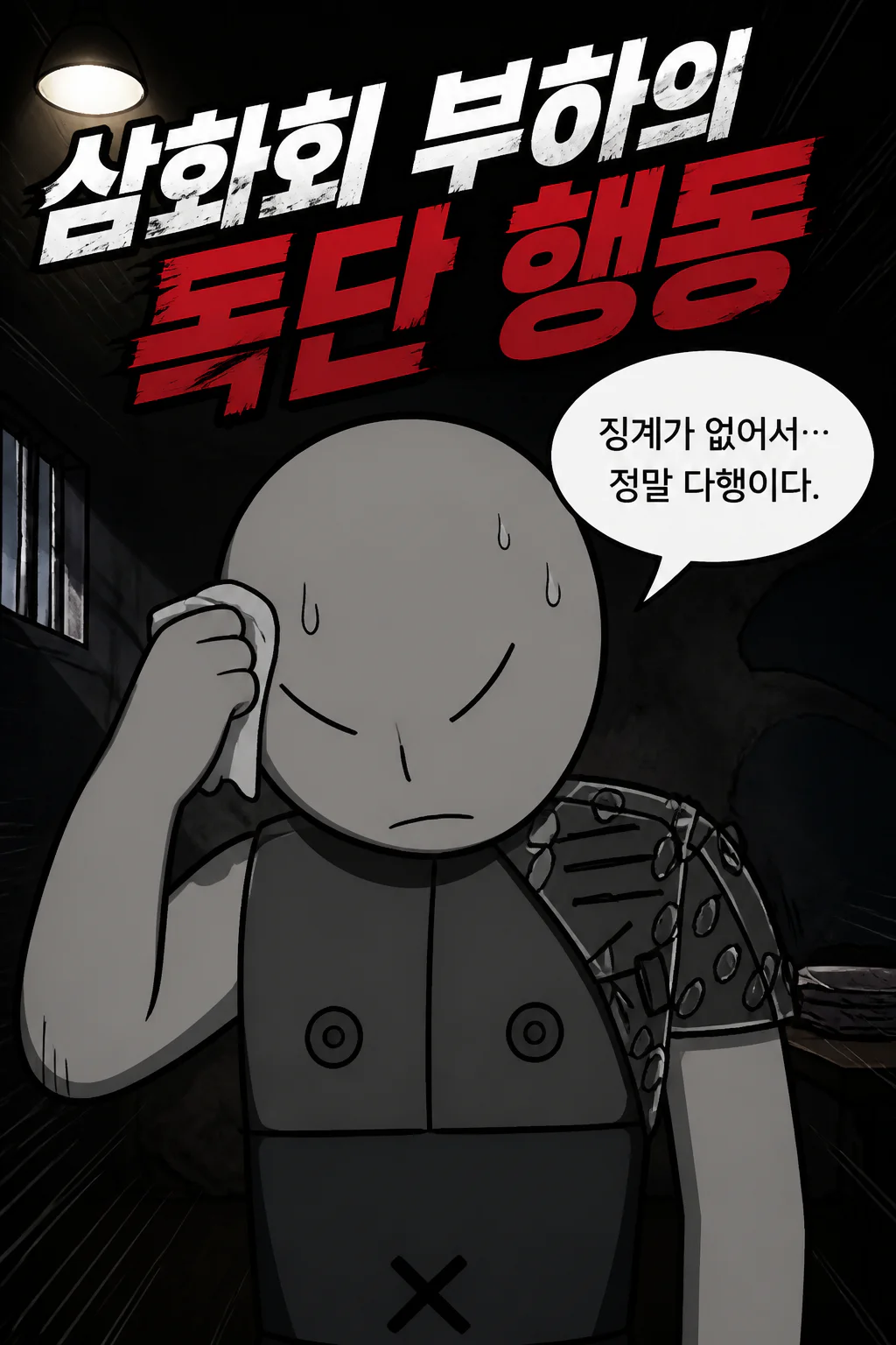 삼화회 부하 징계 처분이 일어나지 않을 것을 다행으로 여기면서도 징계 처분을 받은 이후로 인한 상황을 두려워 하다