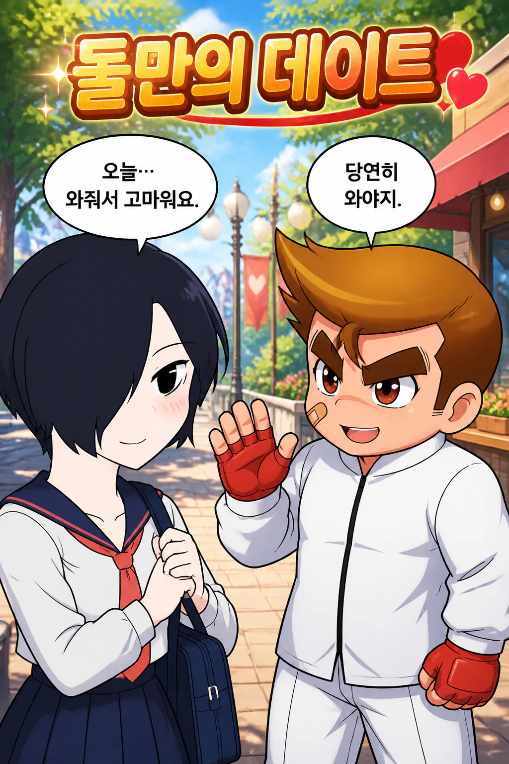 쿠니오와 쿠미코의 데이트