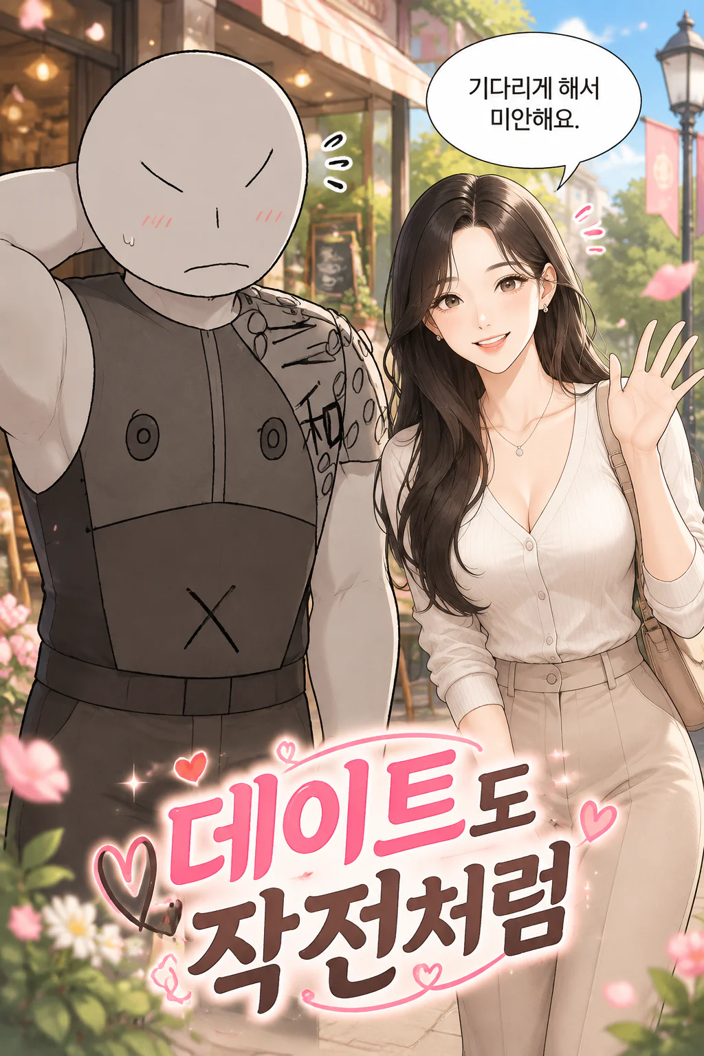 연인과 데이트를 한다고 해도 오야붕과 아가씨 그리고 형님들에게 미행당하는 것에 부담을 느끼는 삼화회 부하