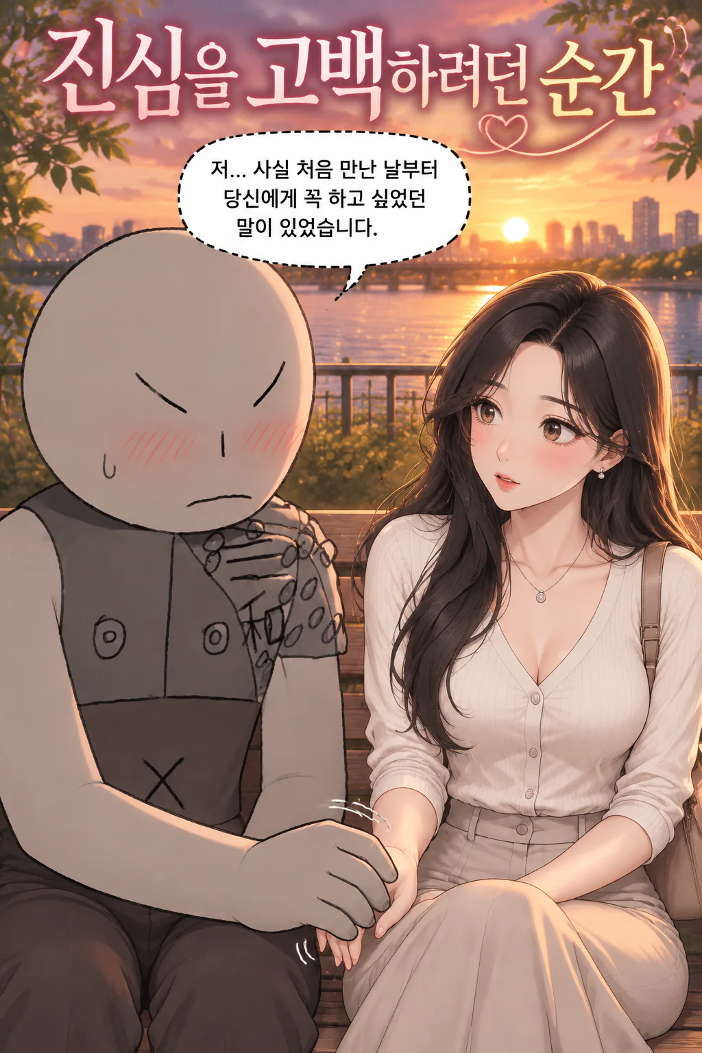 삼화회 부하가 연인과 함께 서로의 진심을 확인하려는 순간 갑작스럽게 등장하는 삼화회 식구들