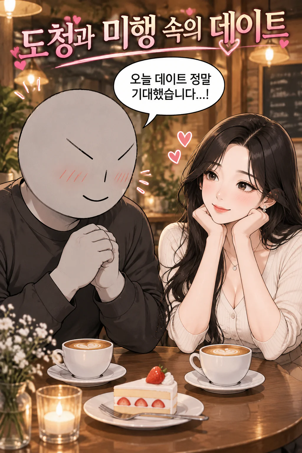 미래의 연인과 데이트를 완전히 하고 싶어도 사부를 비롯한 삼화회 식구들의 도청과 미행을 어떻게 해야할지 모르겠는 삼화회 부하