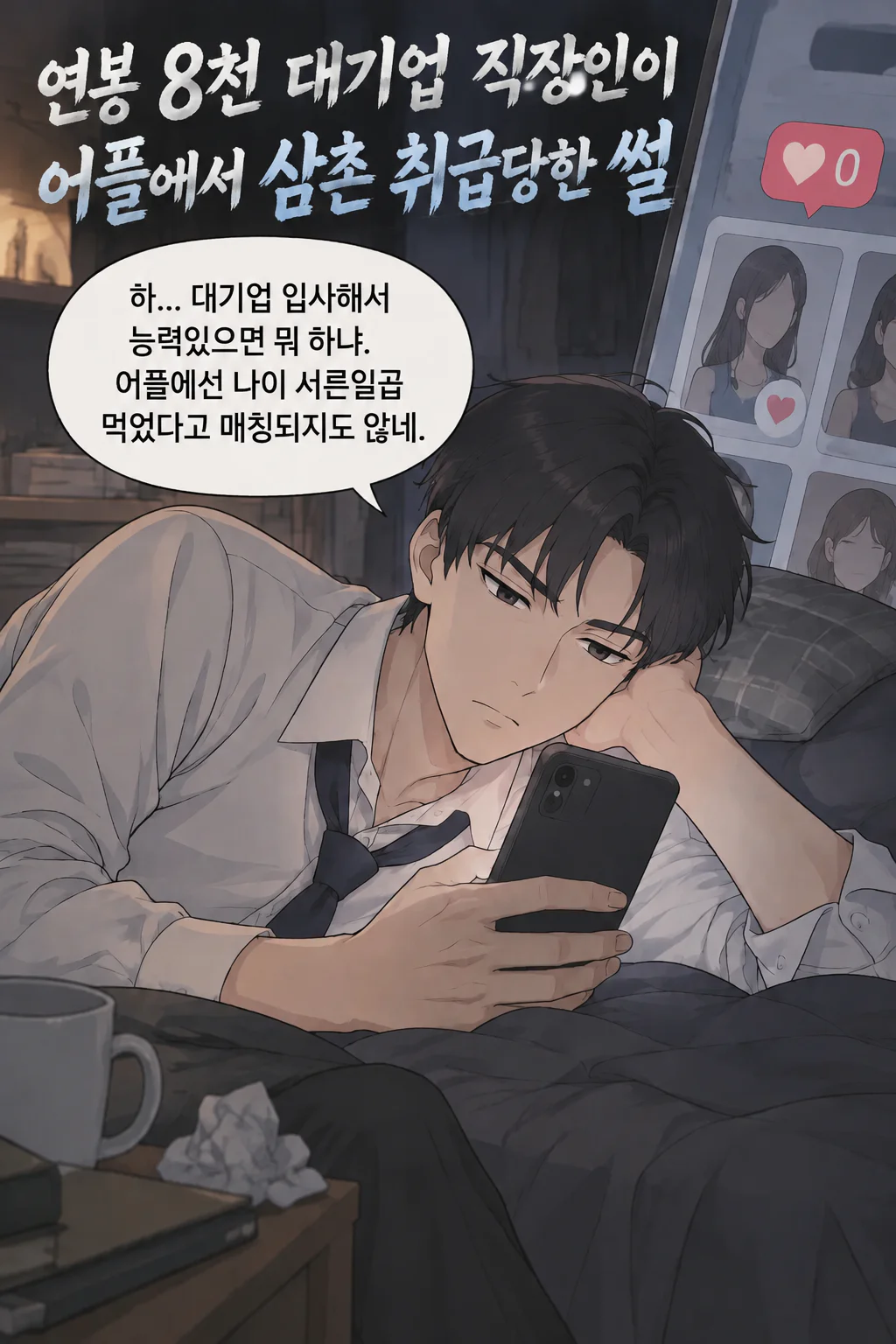 연봉 8천 대기업 직장인이 어플에서 삼촌취급 당한 썰