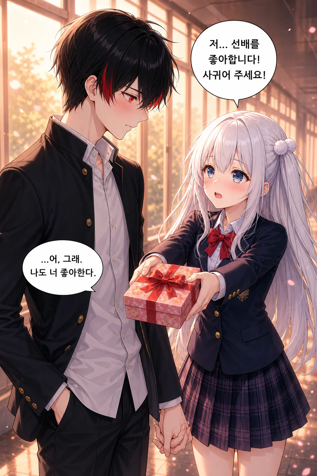 뒷골목에서 이뤄진 사랑