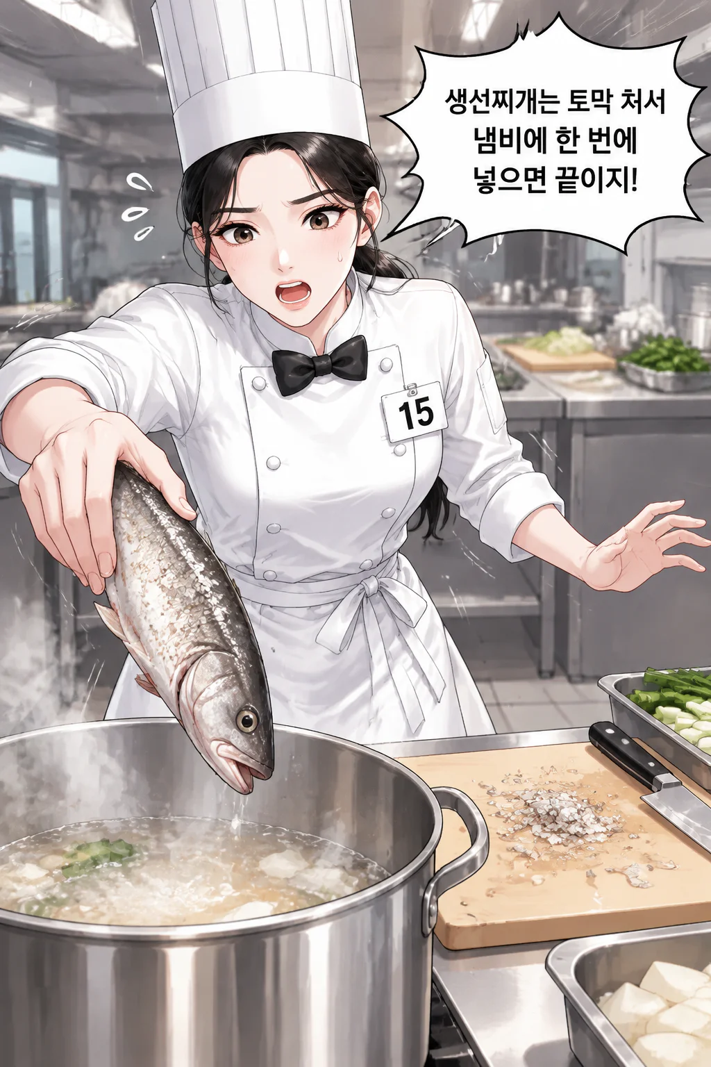 웰리의 조리기능사 원패스 비책: 생선찌개와 너비아니의 비밀