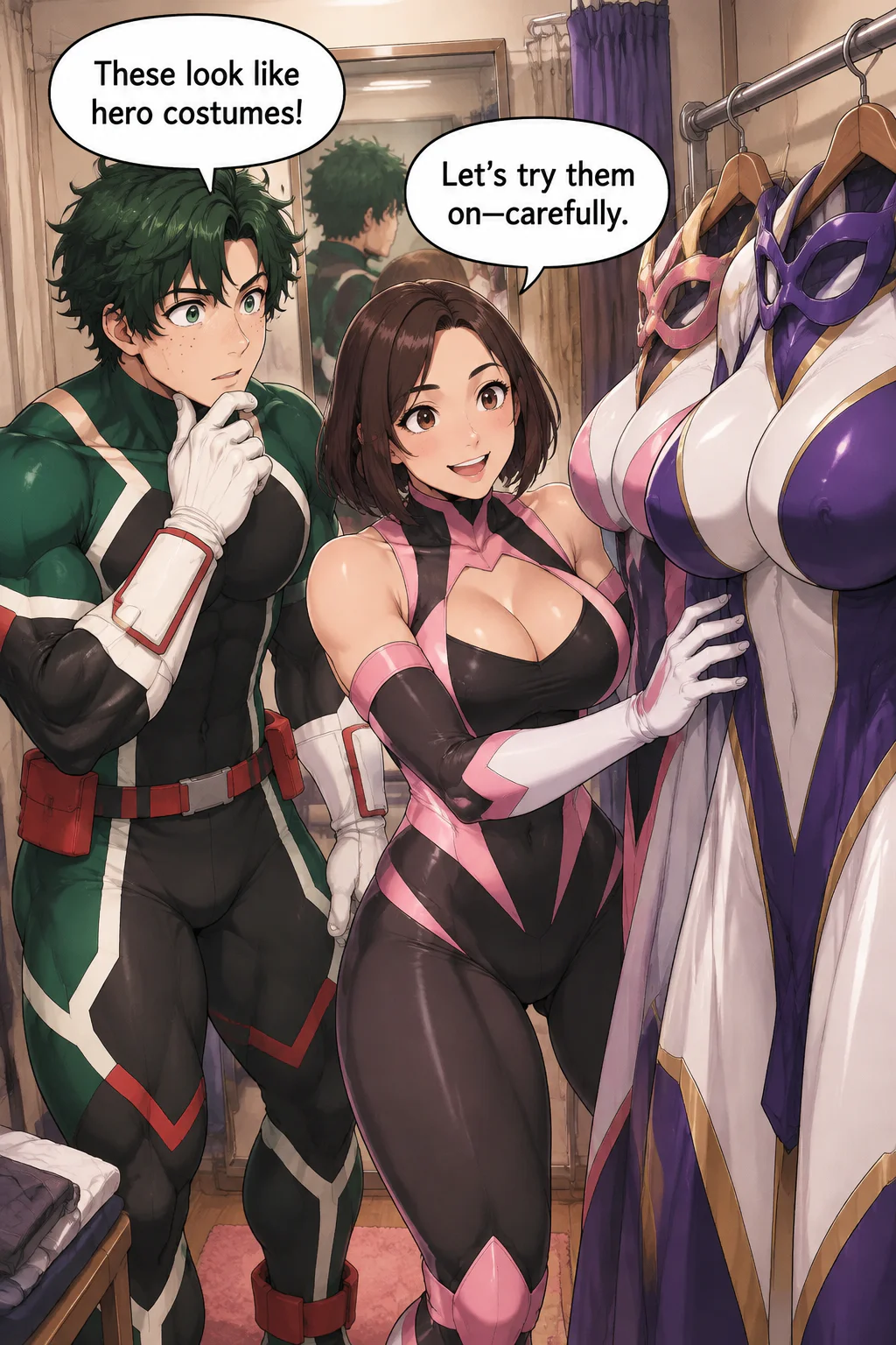 uraraka's magic cloths shop