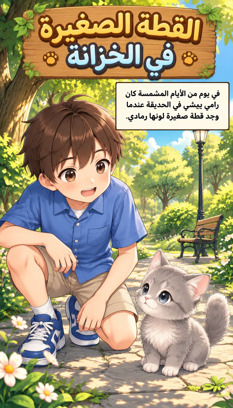 في يوم من الأيام المشمسة كان رامي يمشي ف