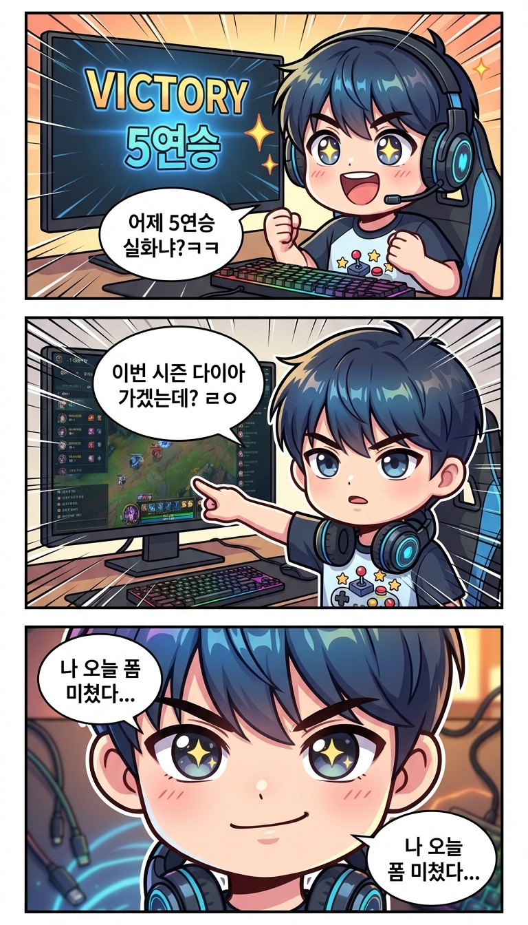 게임 컨디션 ㄹㅇ 중요함... 어제오늘 온도차