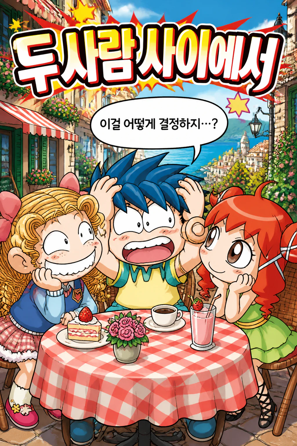 지팡이 카트린느와 헤라 중 어느 쪽을 선택해야 할지 망설이다