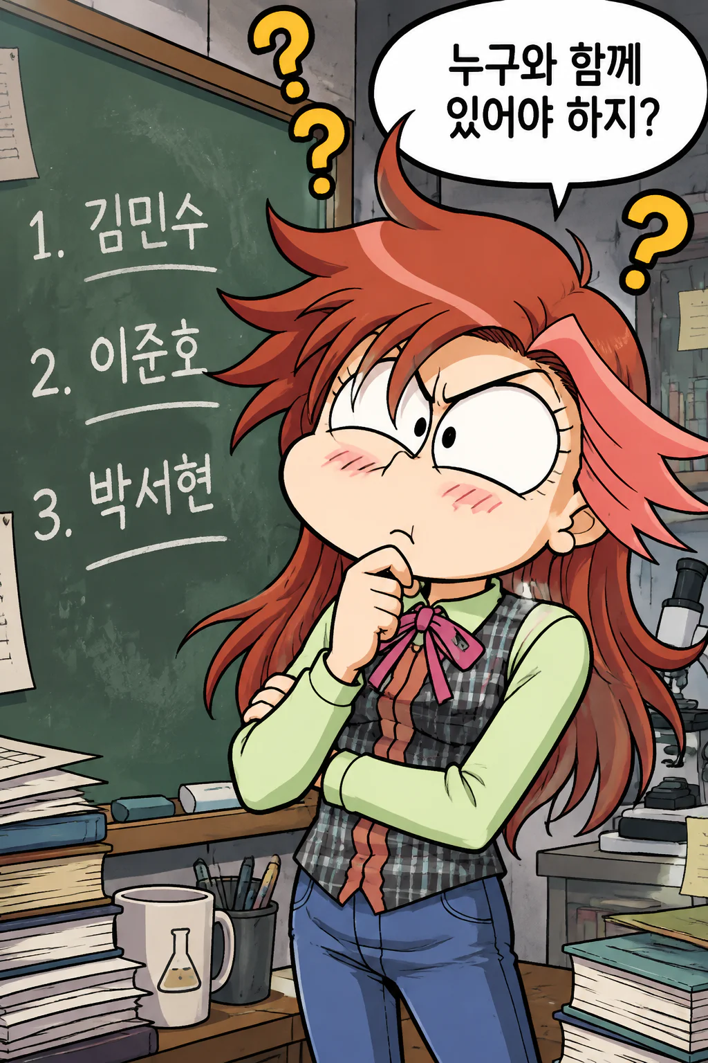 이은주 하산,봉팔이,마크 영맨 중 어느쪽이랑 같이 있을지 고민하다