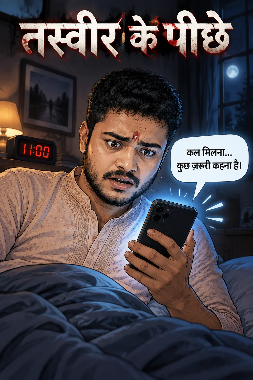 रात के करीब 11 बजे उसका फोन बजा