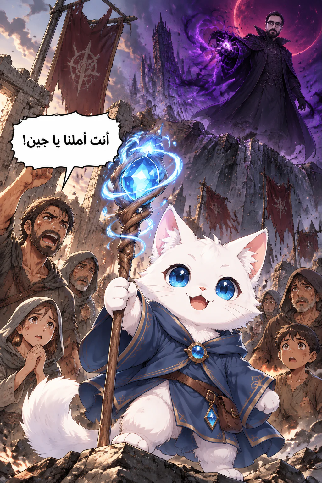 الحرب بين الملك والقط Ep. 1