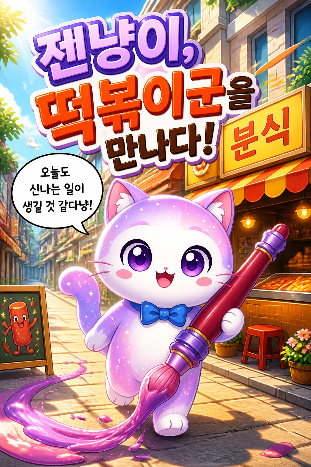 젠냥이 떡볶이군을 만나다