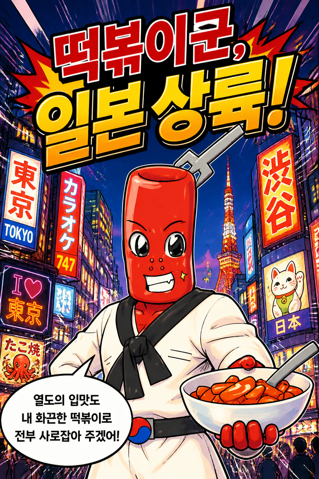 떡볶이군 일본 상륙
