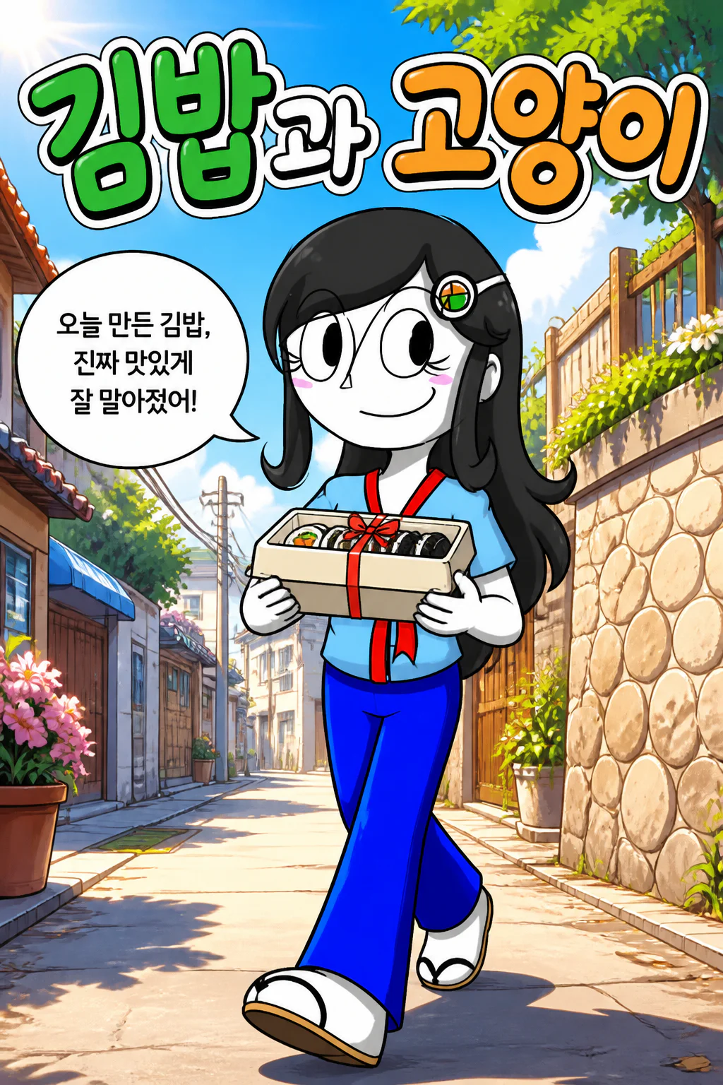 김밥소녀 젠냥이를 만나다
